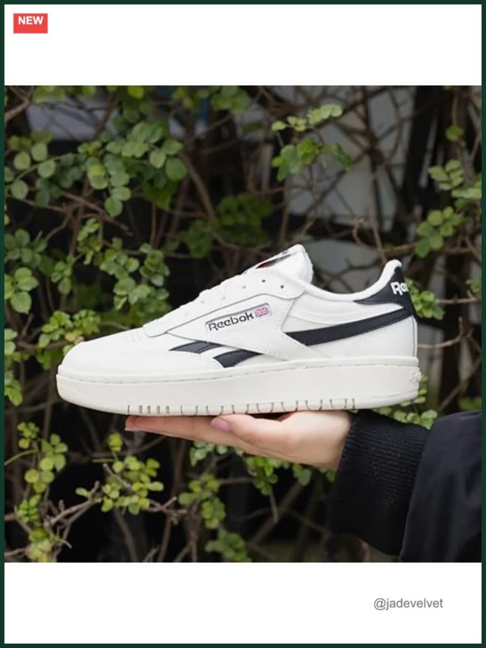 Reebok Club C Double Platform Sneakers Women Chunky Tennis Shoes